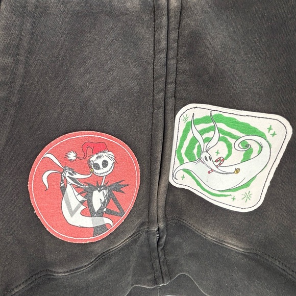 Disney Nightmare Before Christmas Multi-patch Full Zip Women's XL Hoodie NWT - Picture 3 of 11